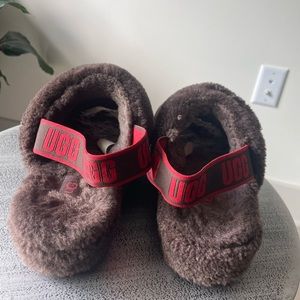 UGG fur slippers